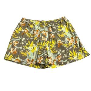 Columbia Womens 2X Sandy River II Shorts Floral Print UPF30 Omni Shade Quick Dry